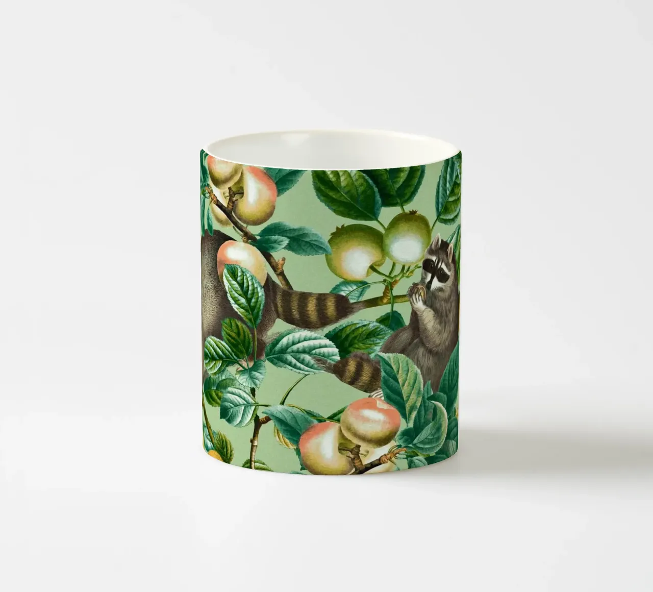PROCIONE E FRUTTA tazza in ceramica da burcukorkmazyurek