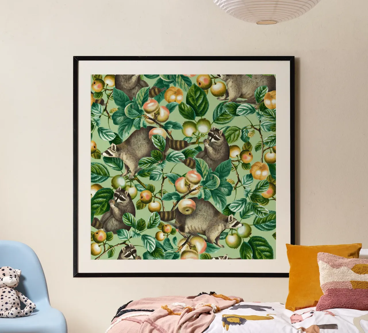 PROCIONE E FRUTTA poster da burcukorkmazyurek