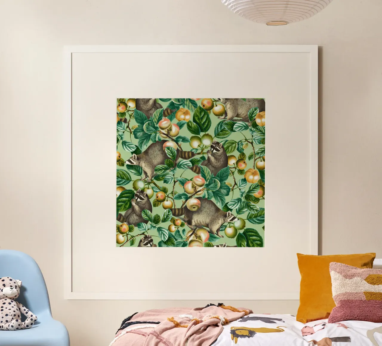 PROCIONE E FRUTTA poster da burcukorkmazyurek