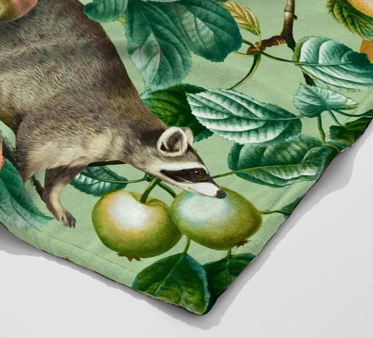 PROCIONE E FRUTTA coperta in pile da burcukorkmazyurek