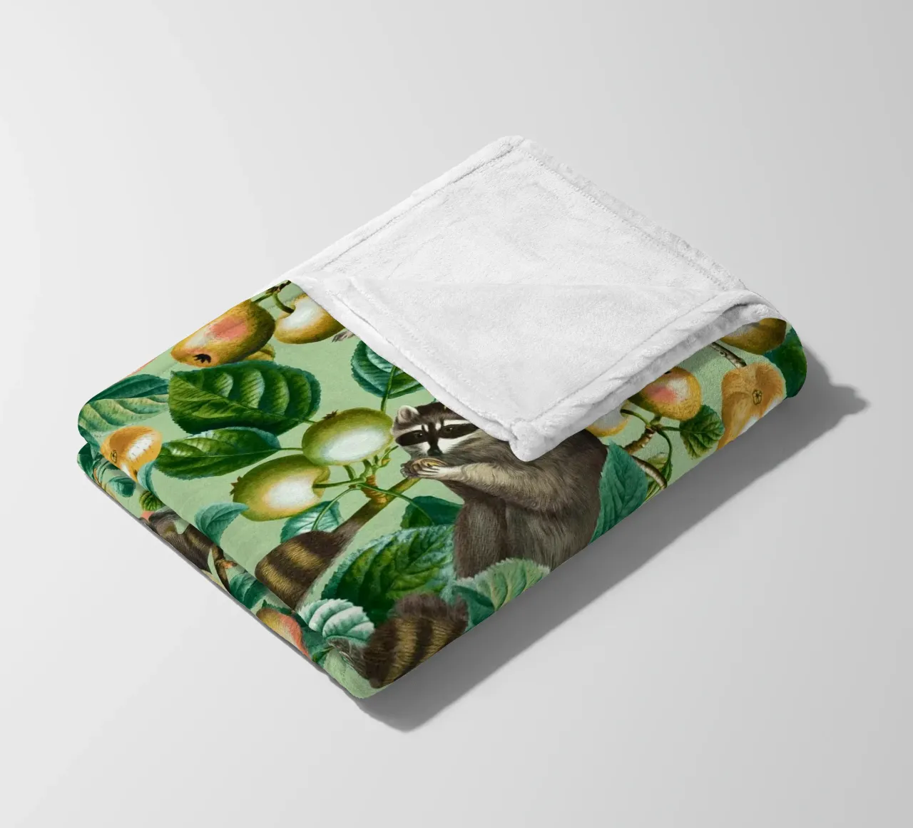 PROCIONE E FRUTTA coperta in pile da burcukorkmazyurek