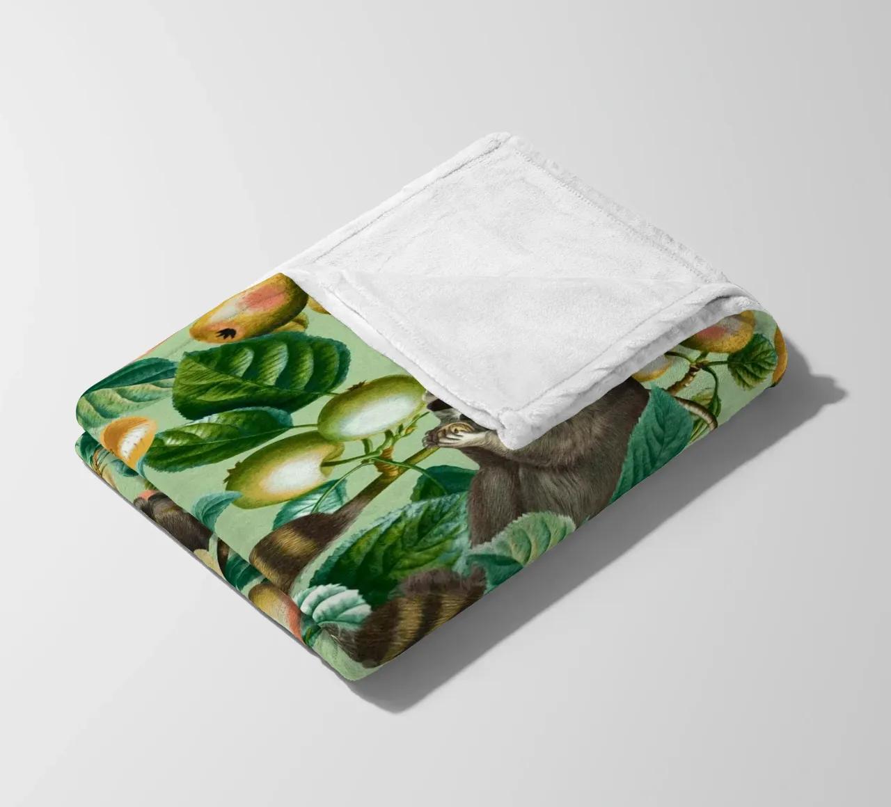 PROCIONE E FRUTTA coperta in pile da burcukorkmazyurek