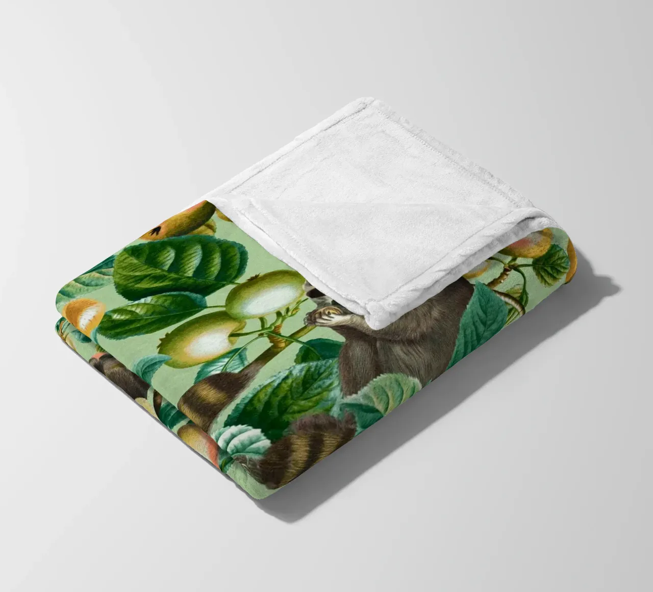 PROCIONE E FRUTTA coperta in pile da burcukorkmazyurek