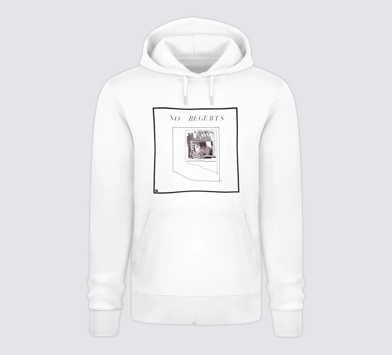 No Regerts felpa con cappuccio da ethan Shop