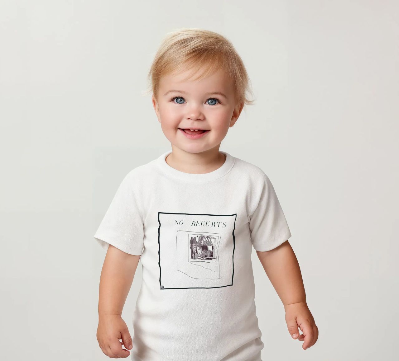 No Regerts maglietta neonato da ethan Shop