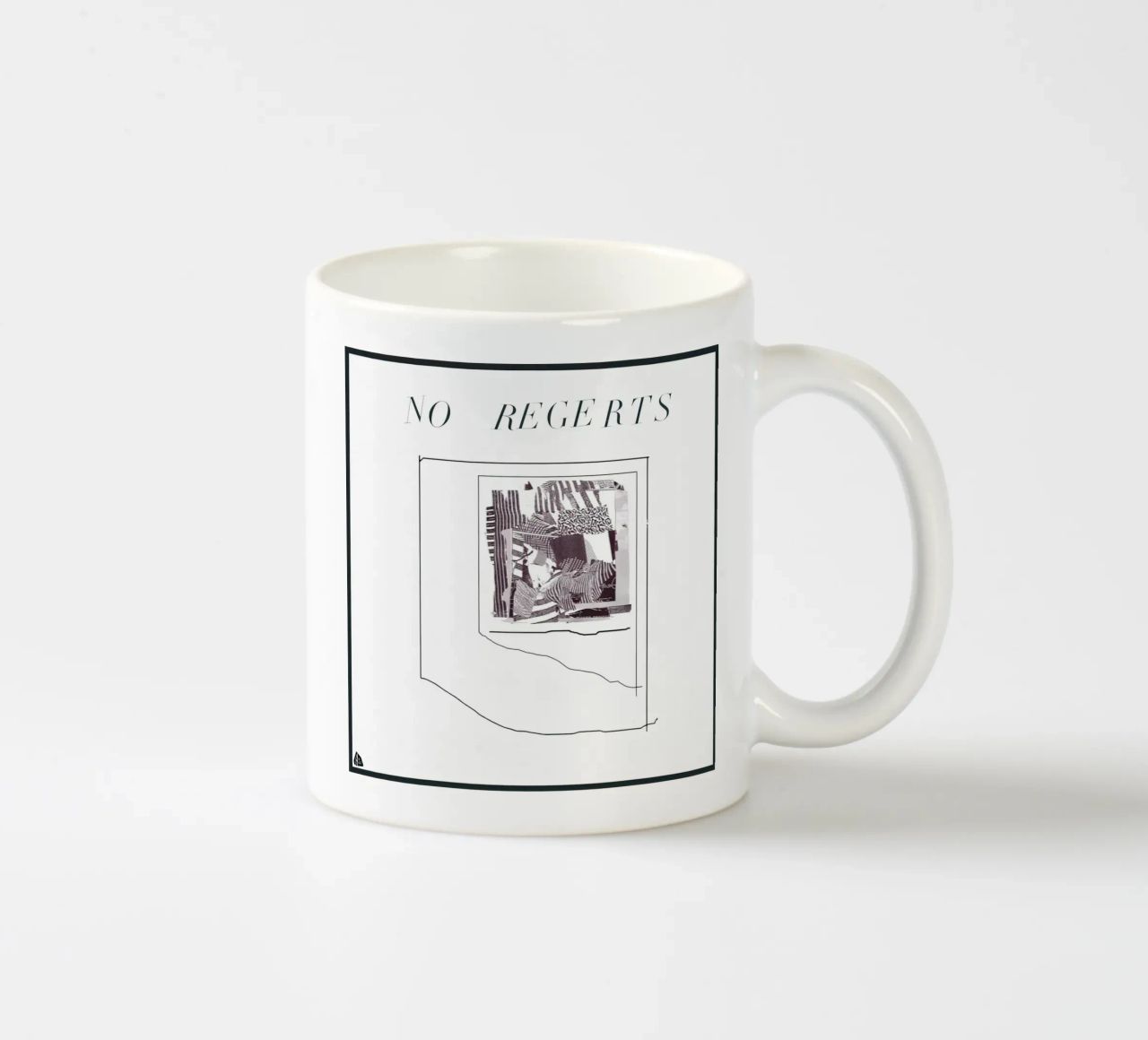 No Regerts tazza in ceramica da ethan Shop