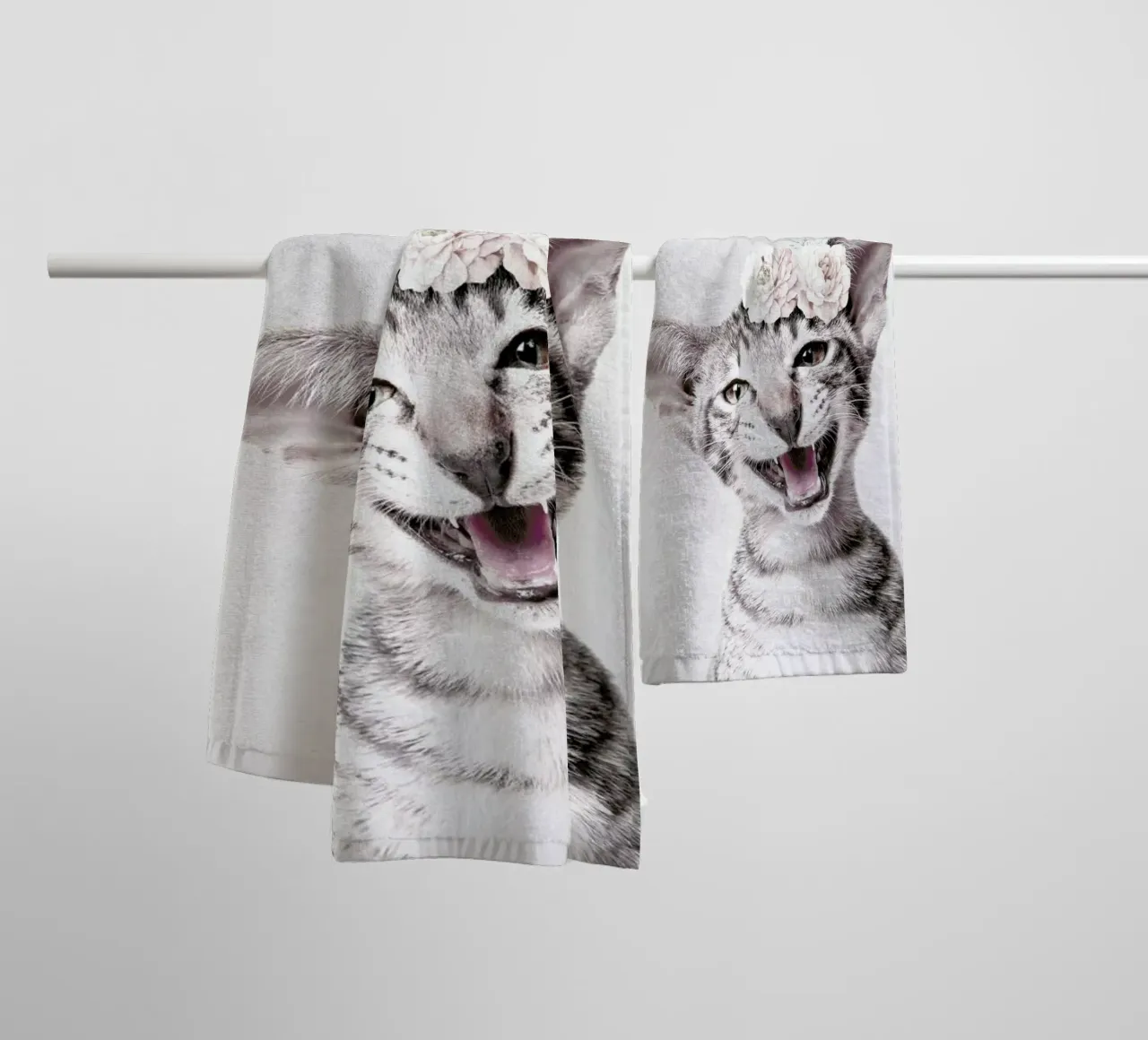 Little Cat asciugamano da bagno da Wouter Rikken