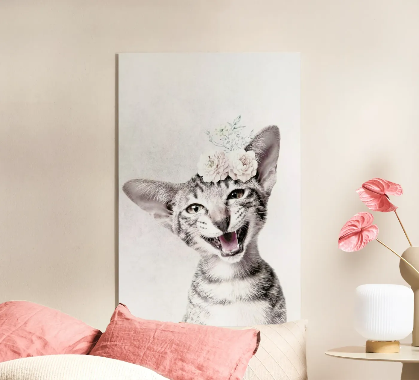 Little Cat acryl van Wouter Rikken
