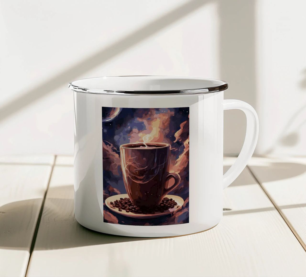 tazza da caffè tazza in smalto da Kevin Walters