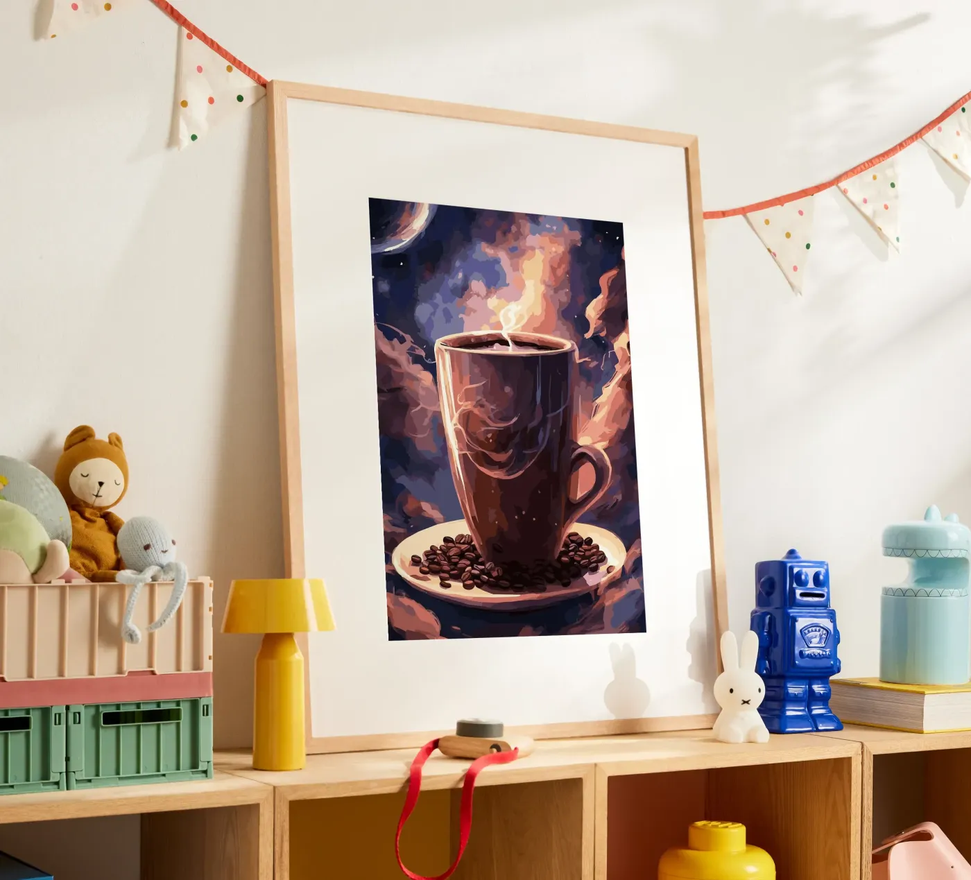 coffee cup poster by Kevin Walters