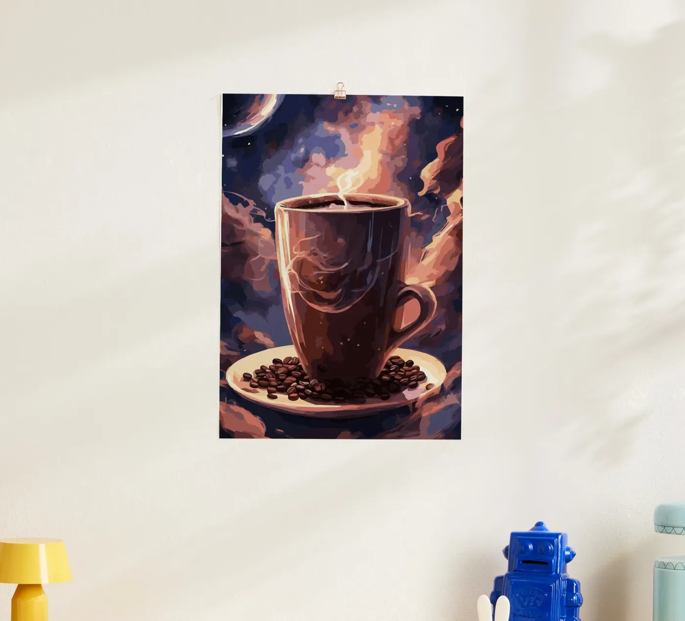 coffee cup poster by Kevin Walters