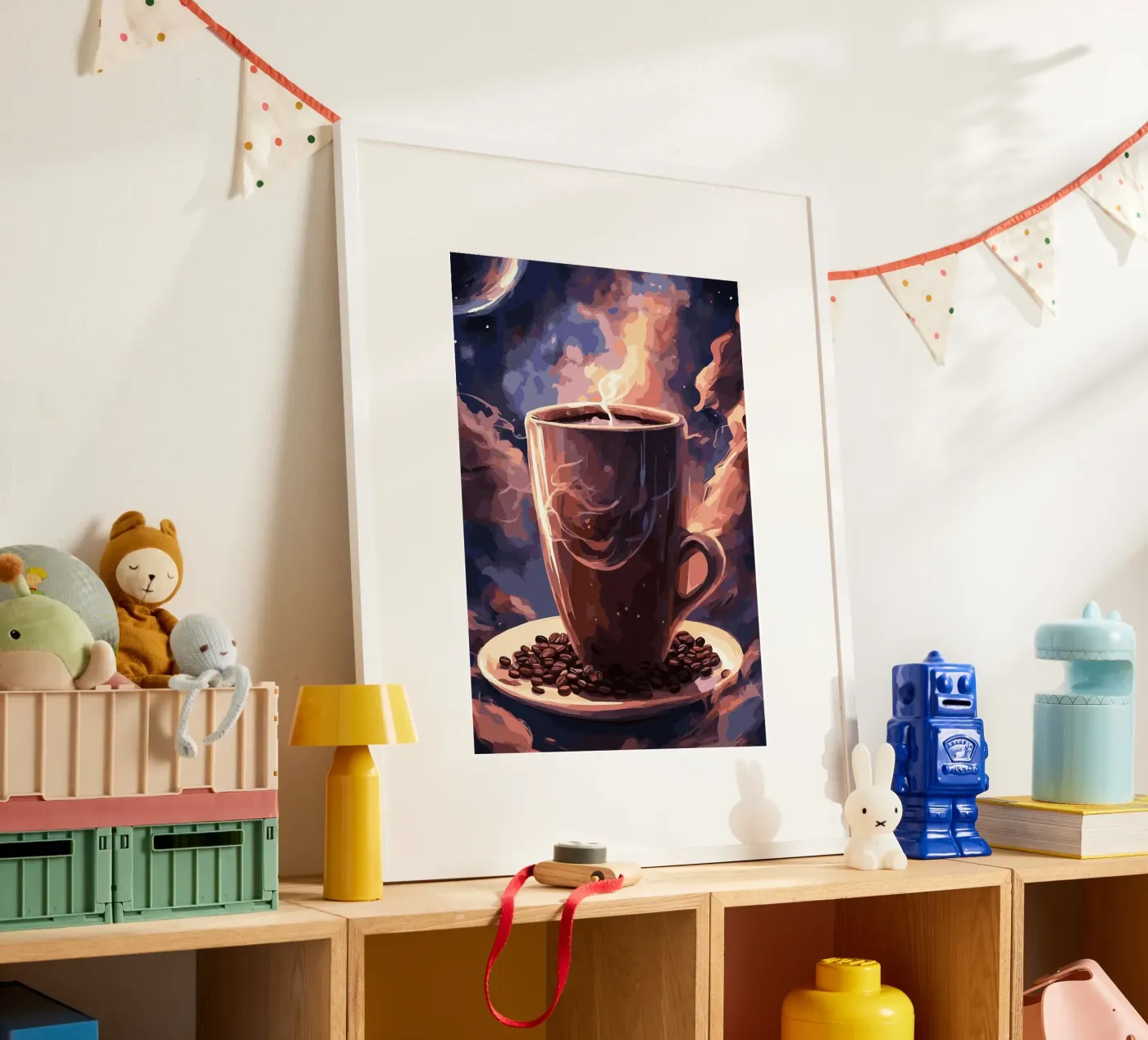 coffee cup poster by Kevin Walters