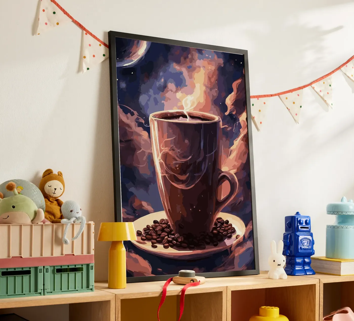 coffee cup poster by Kevin Walters