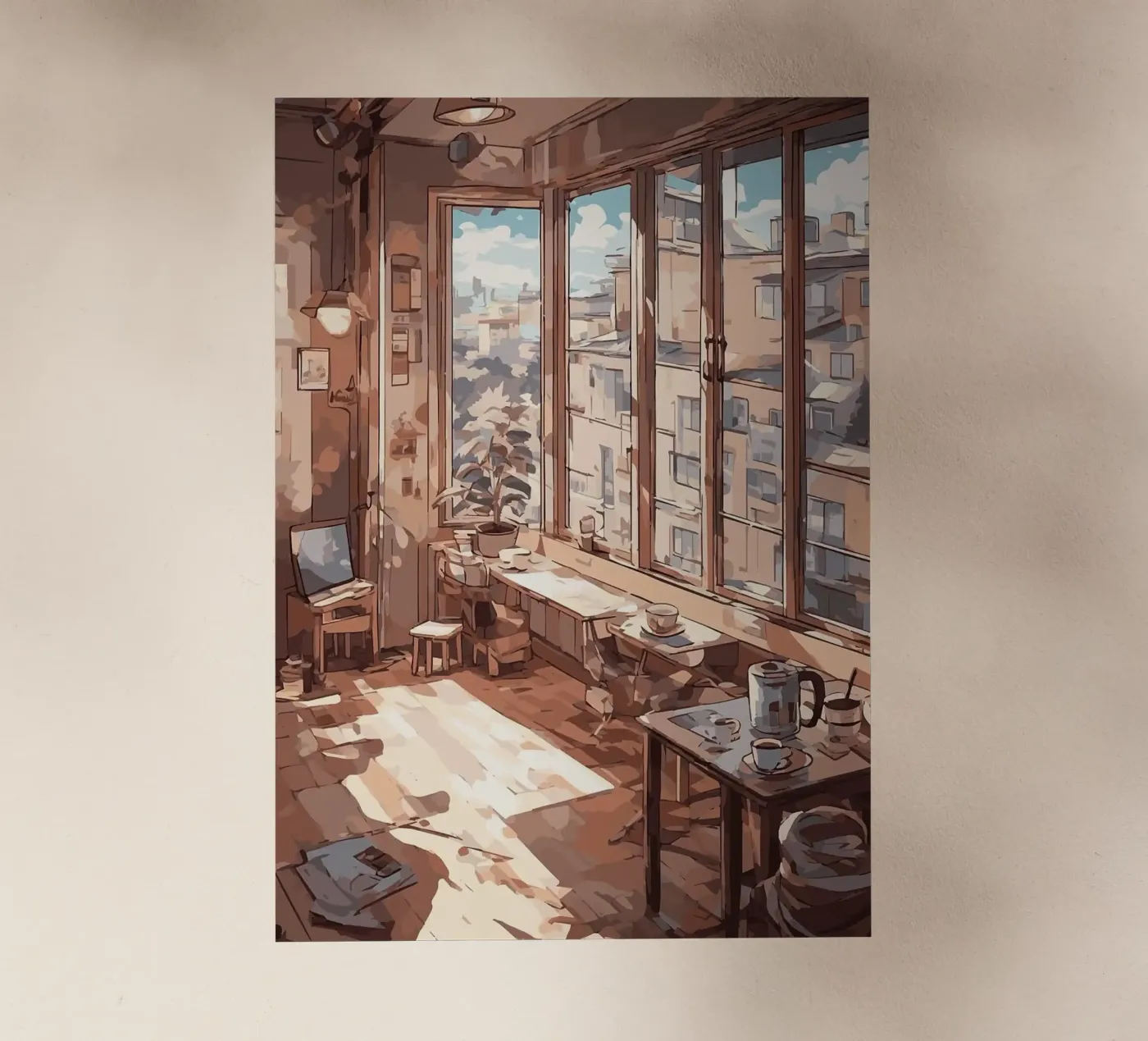 luce solare interna pellicola backlit da Kevin Walters