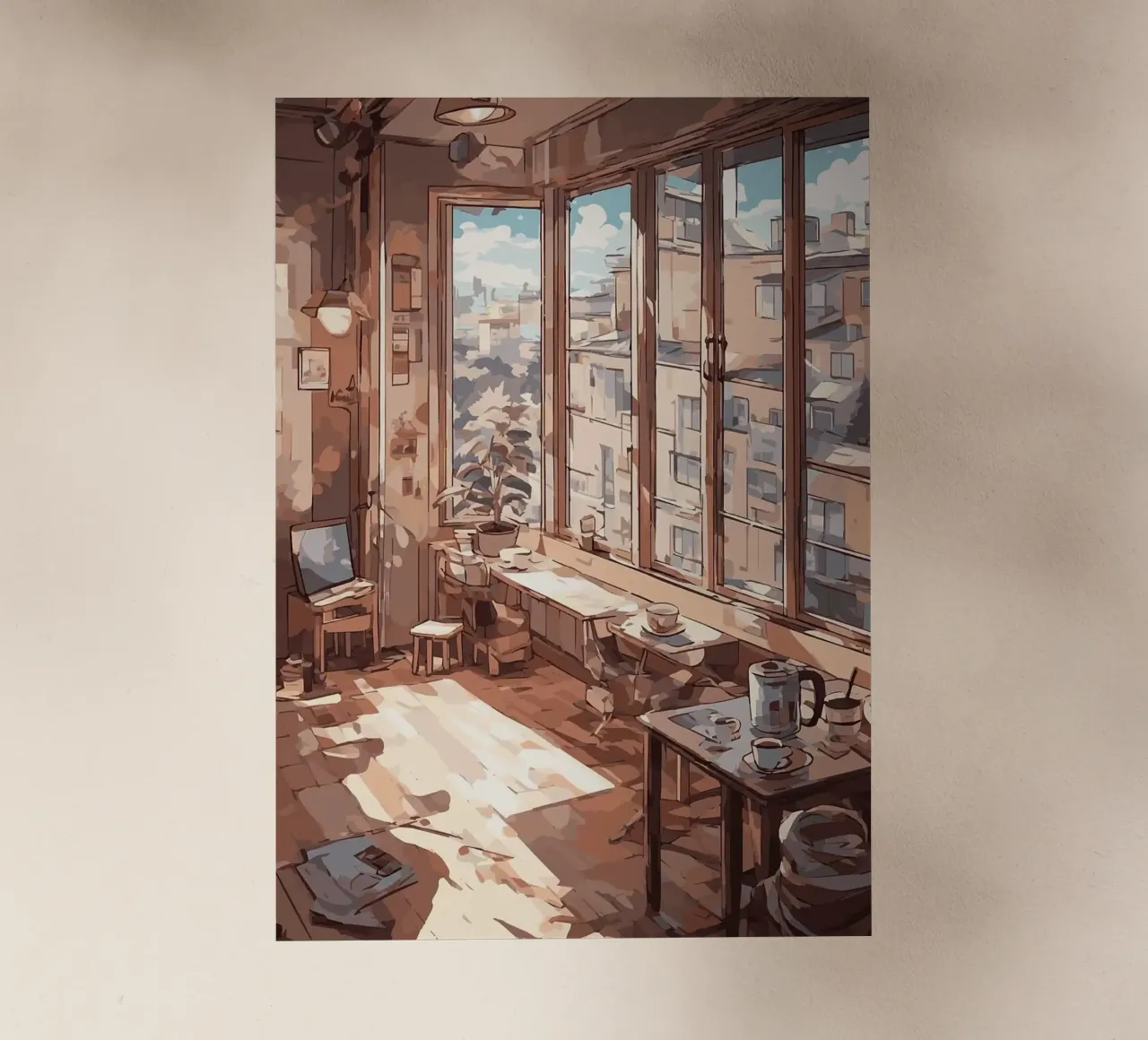 luce solare interna pellicola backlit da Kevin Walters