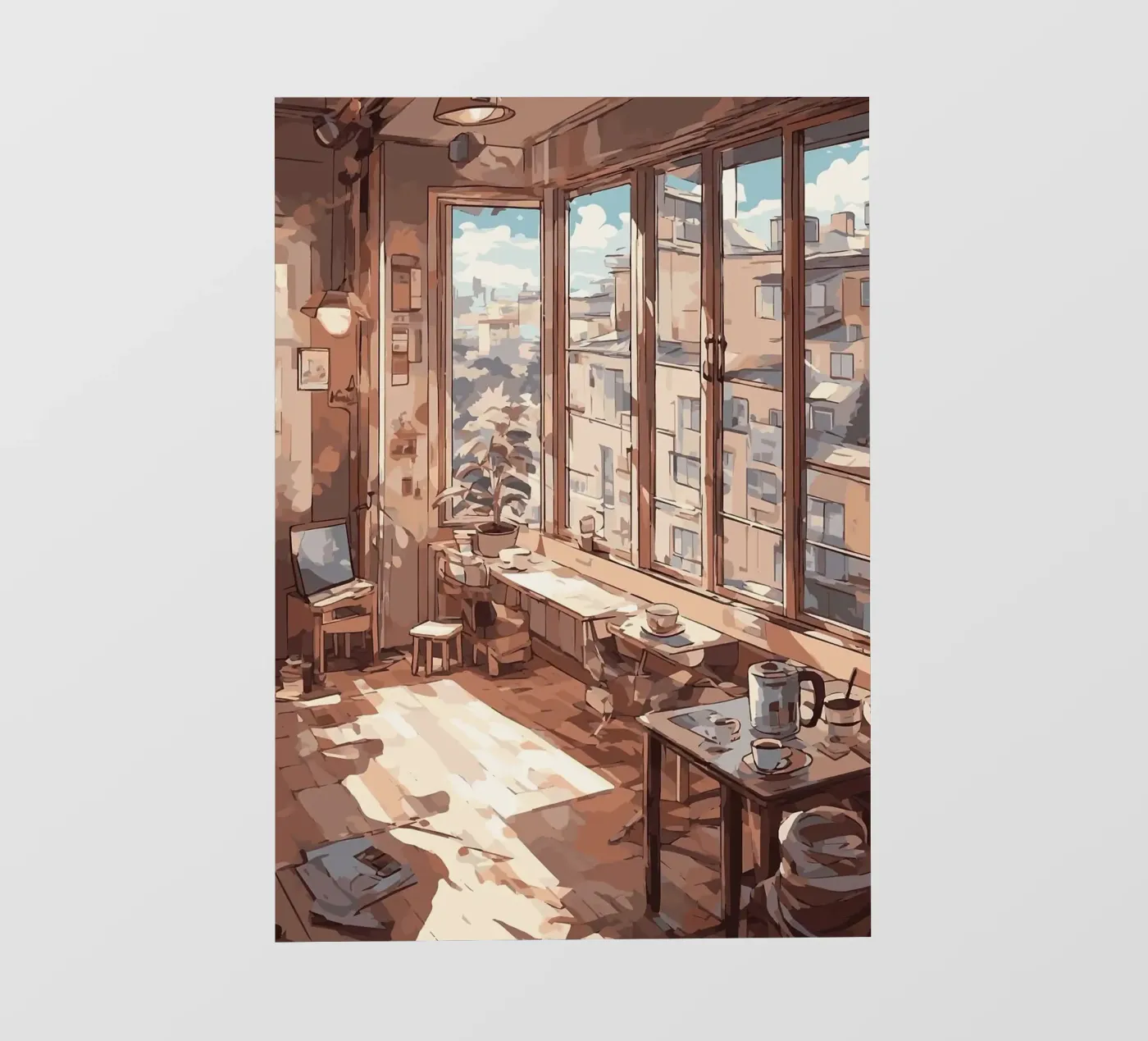 luce solare interna pellicola backlit da Kevin Walters