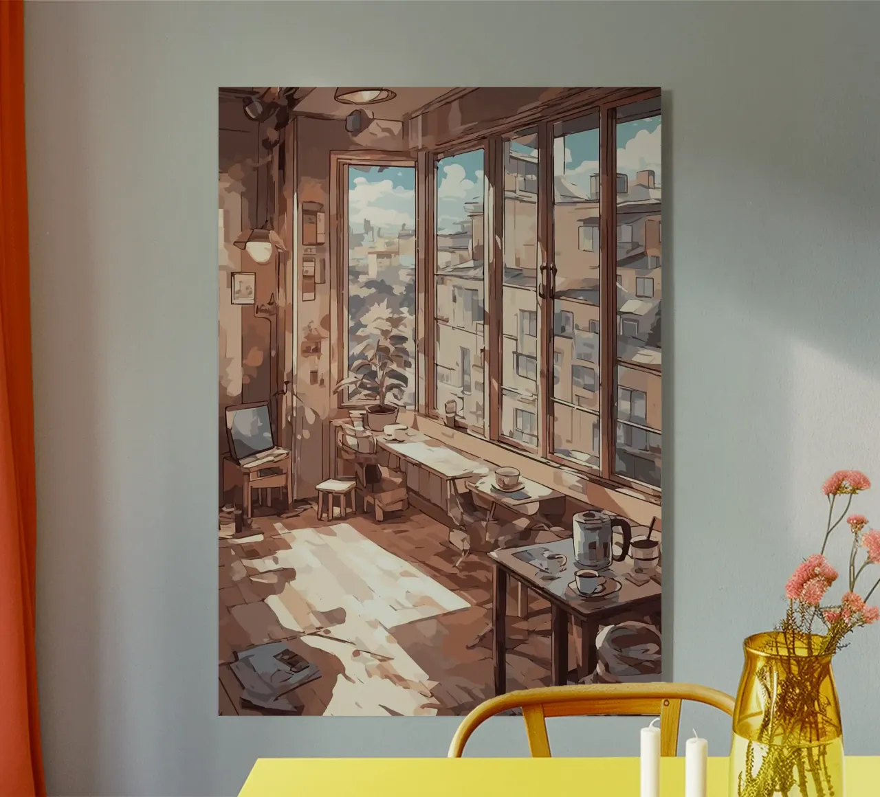 luce solare interna plexiglass da Kevin Walters