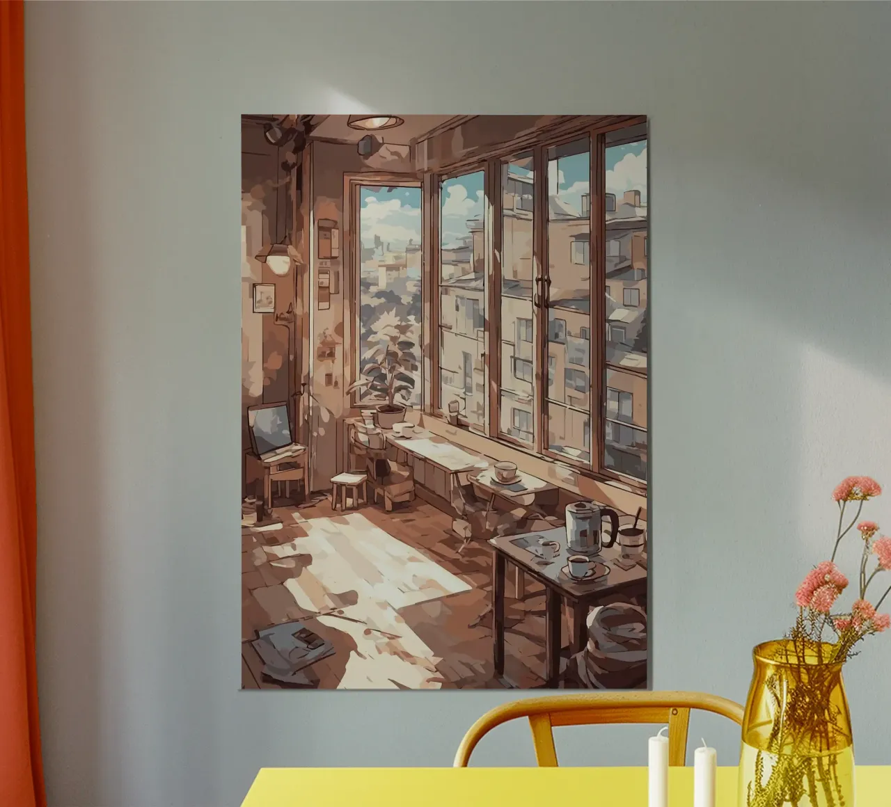 luce solare interna alluminio dibond da Kevin Walters