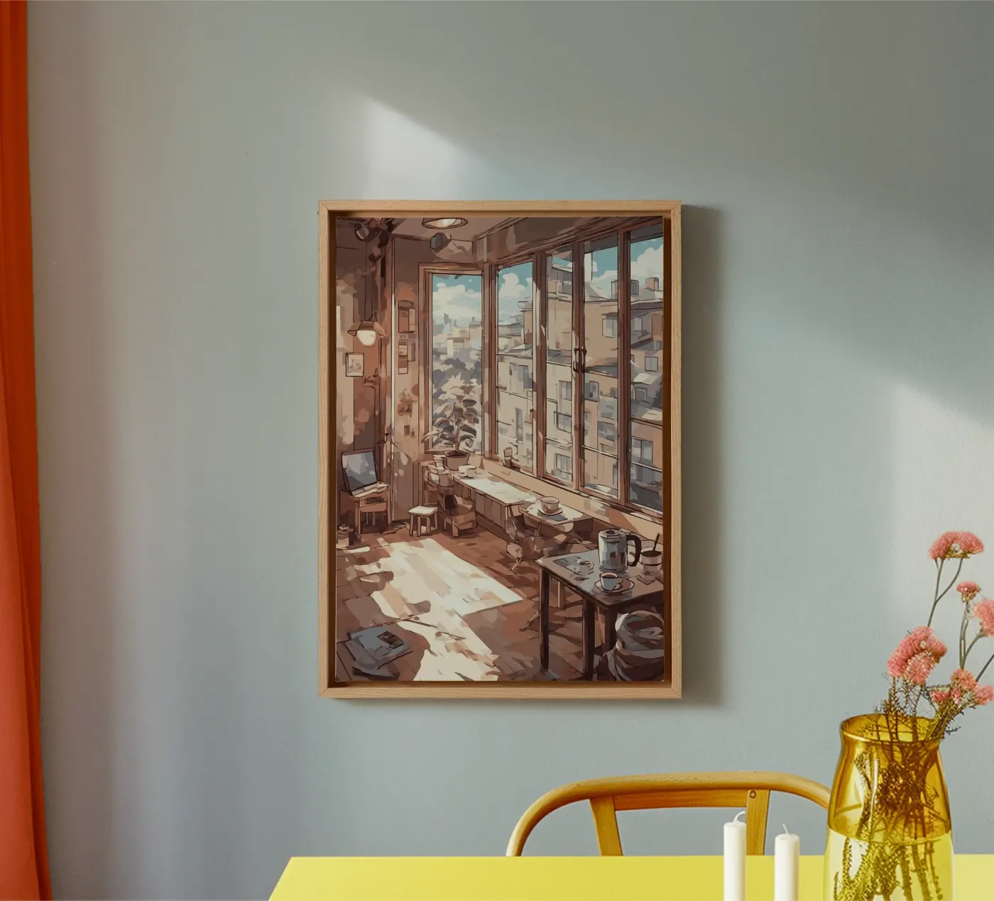 sunlight interior canvas by Kevin Walters