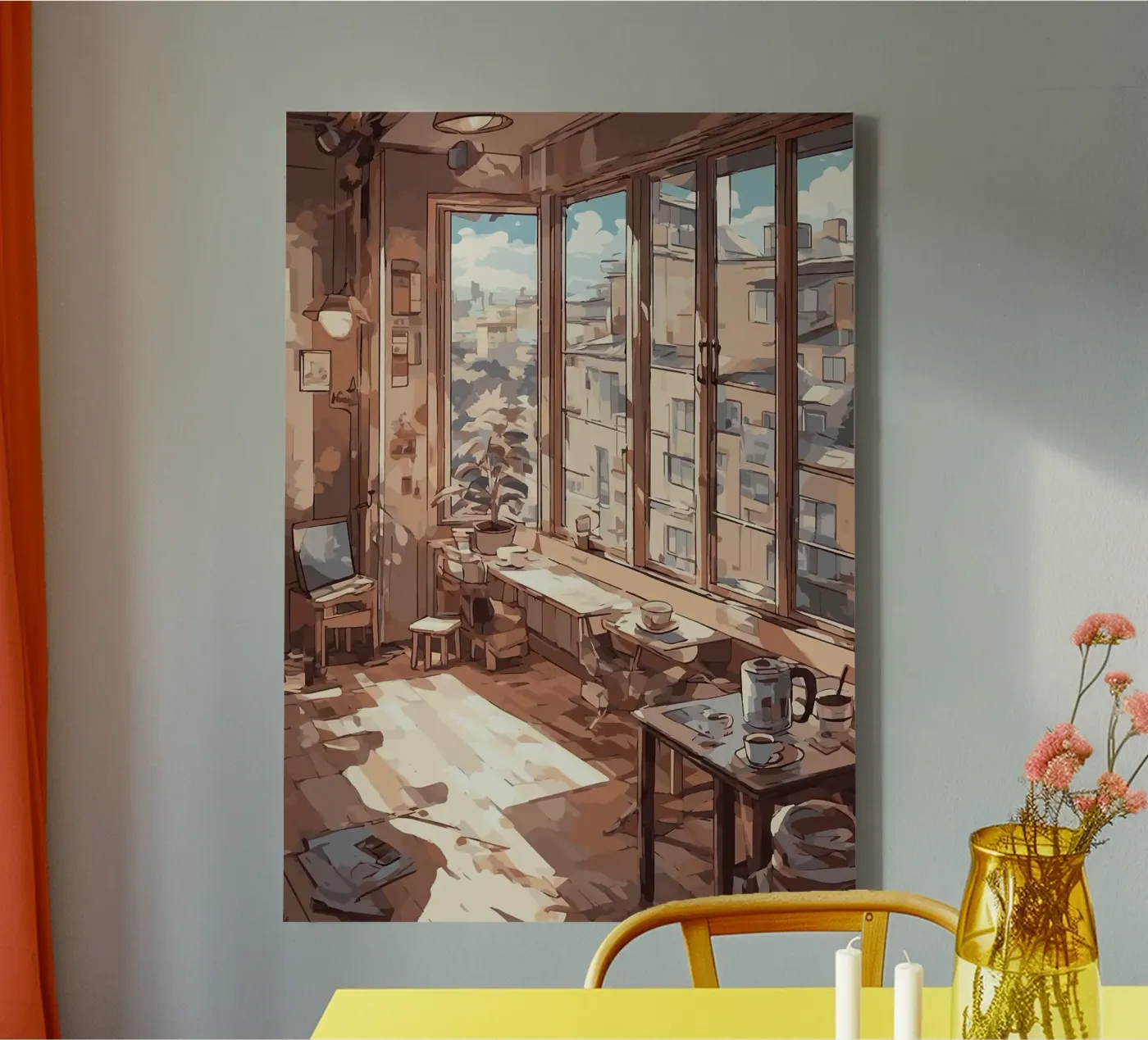 sunlight interior canvas by Kevin Walters