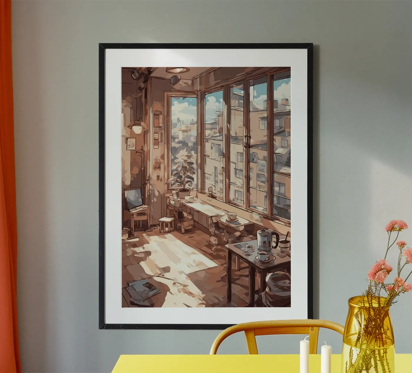 luce solare interna poster da Kevin Walters