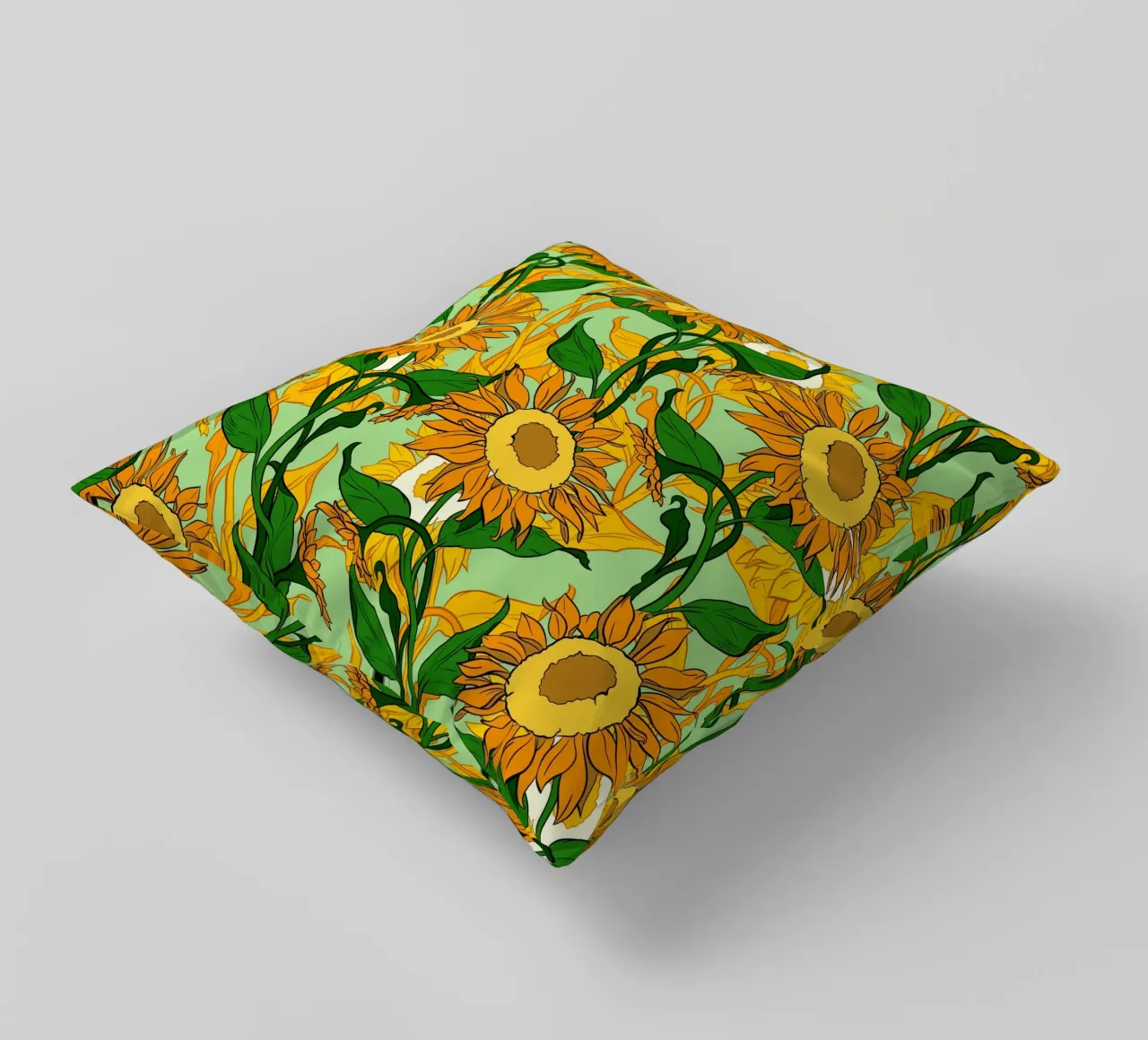 Sunflower Garden cuscino da burcukorkmazyurek