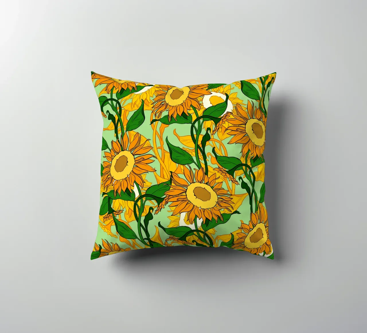 Sunflower Garden cuscino da burcukorkmazyurek