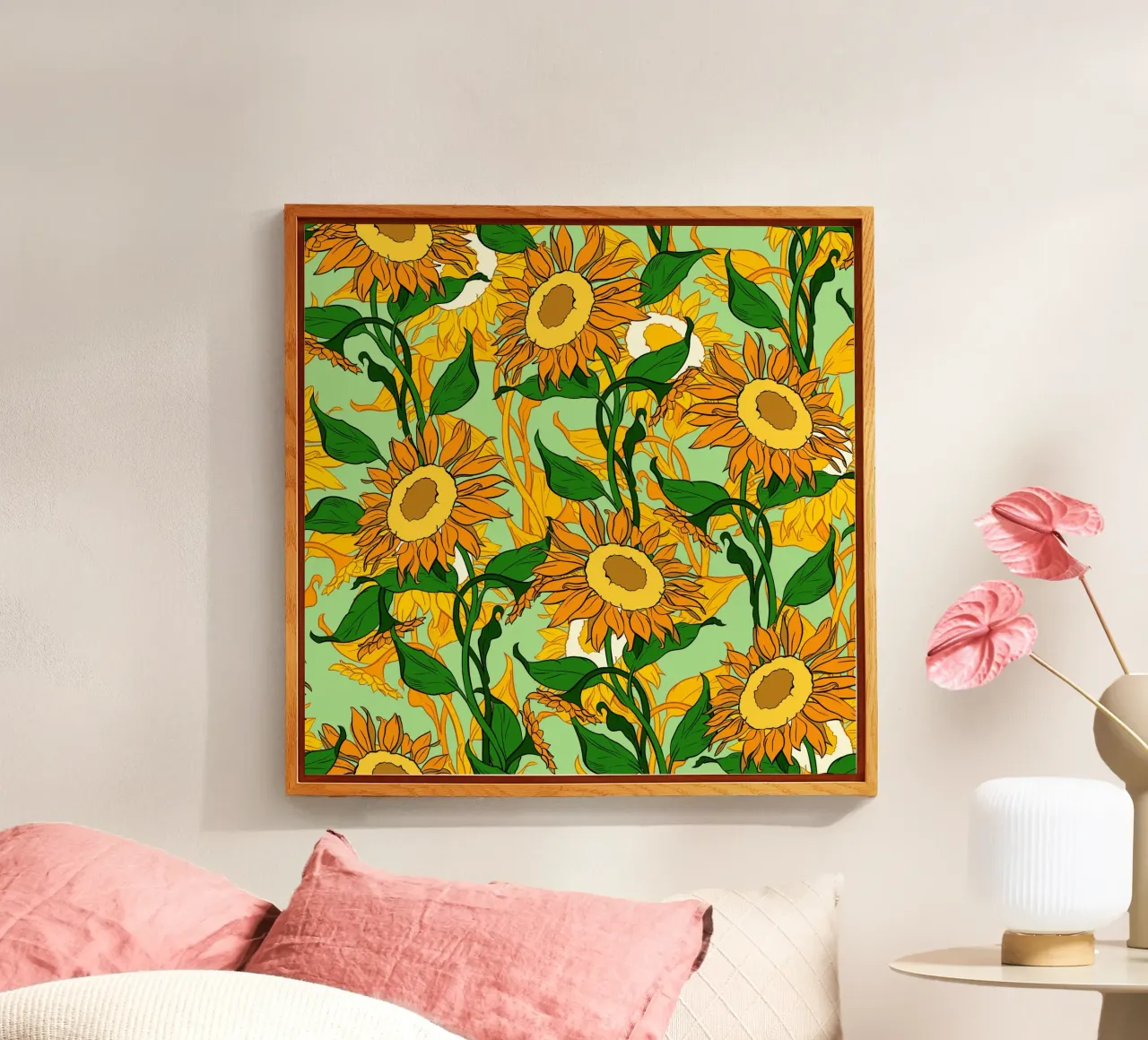 Sunflower Garden plexiglass da burcukorkmazyurek