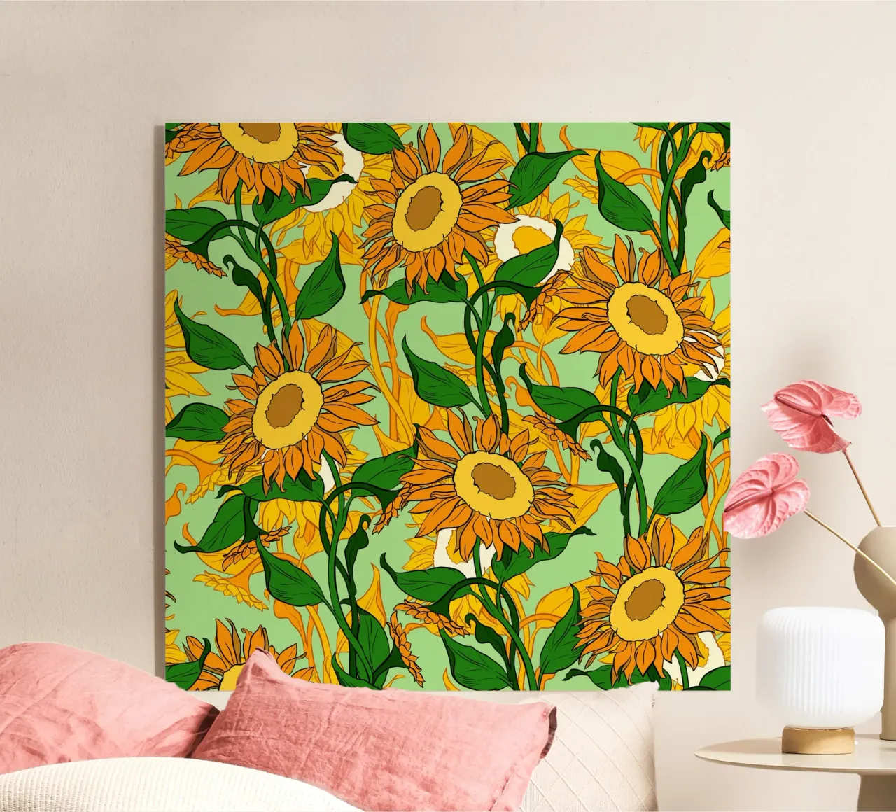 Sunflower Garden plexiglass da burcukorkmazyurek