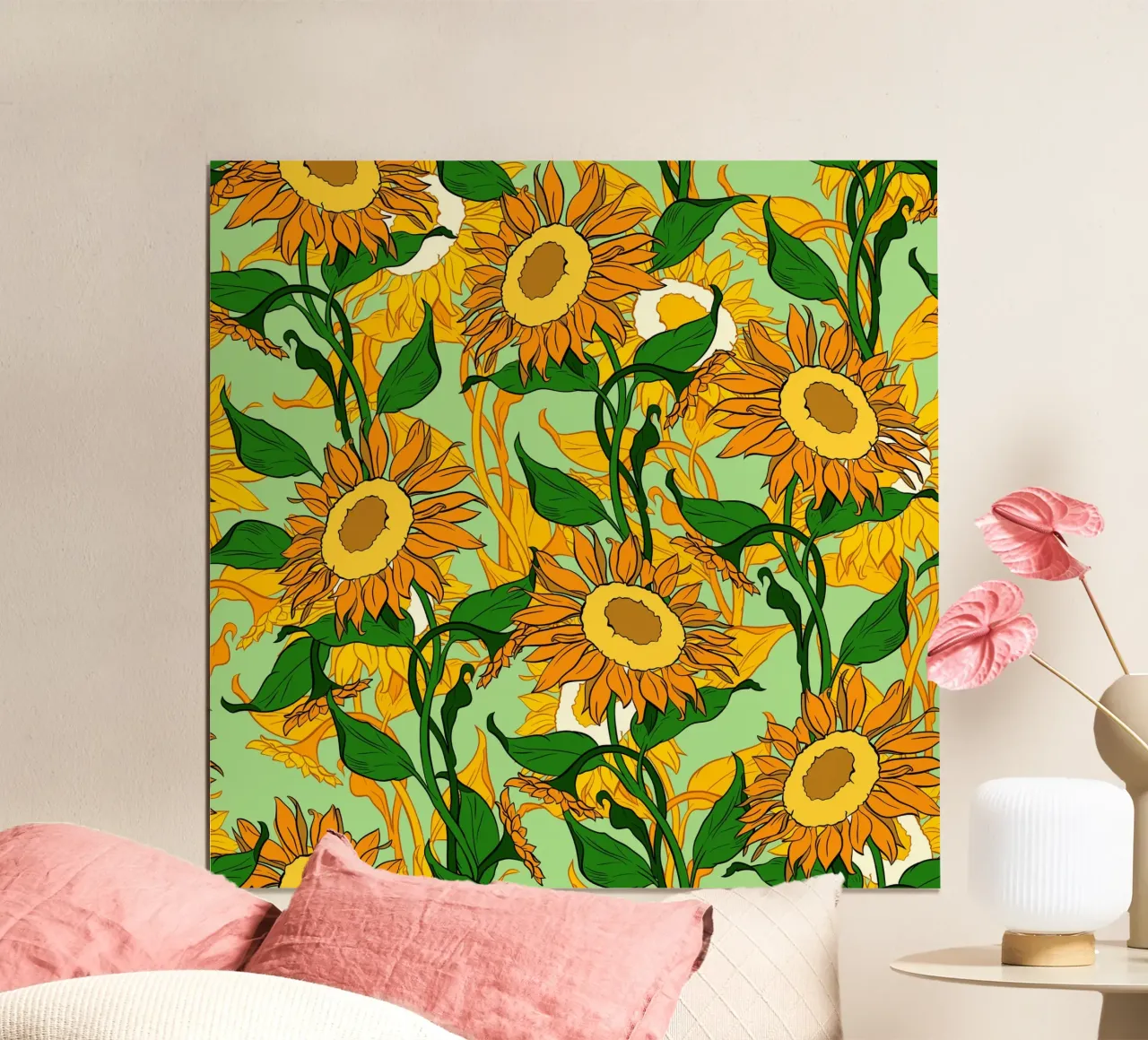 Sunflower Garden carta hahnemühle da burcukorkmazyurek