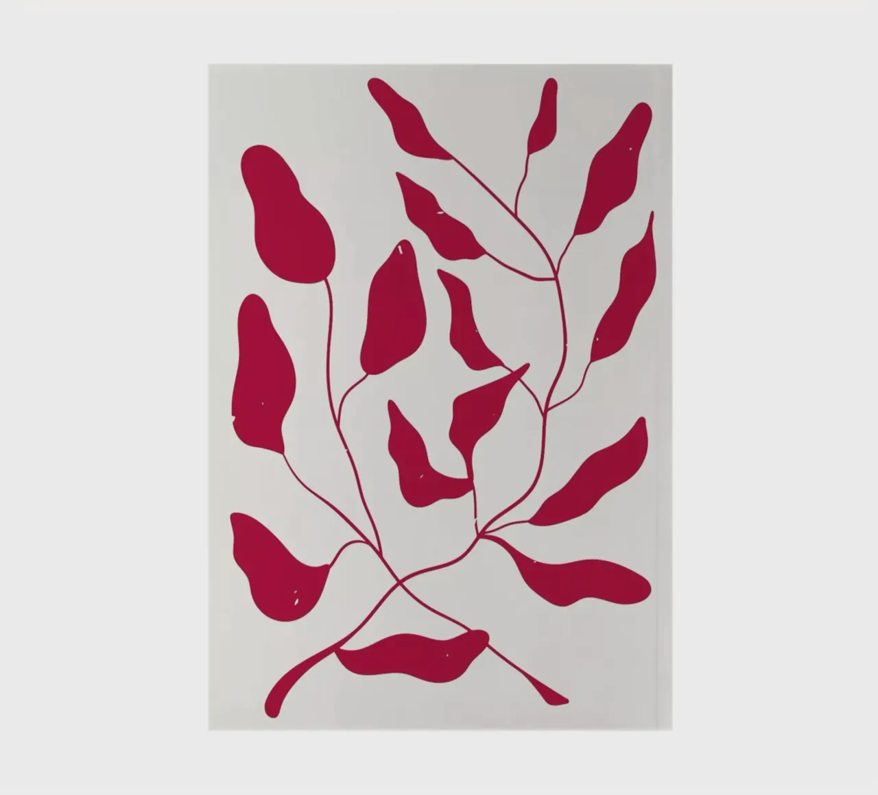 Laurel Leaves Viva Magenta notitieboek van Studio One