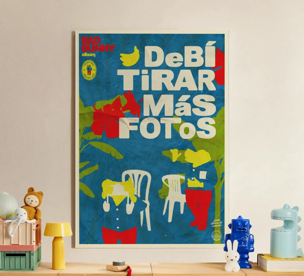 DtMF Bad Bunny plexiglass da Attaboy Dsgn