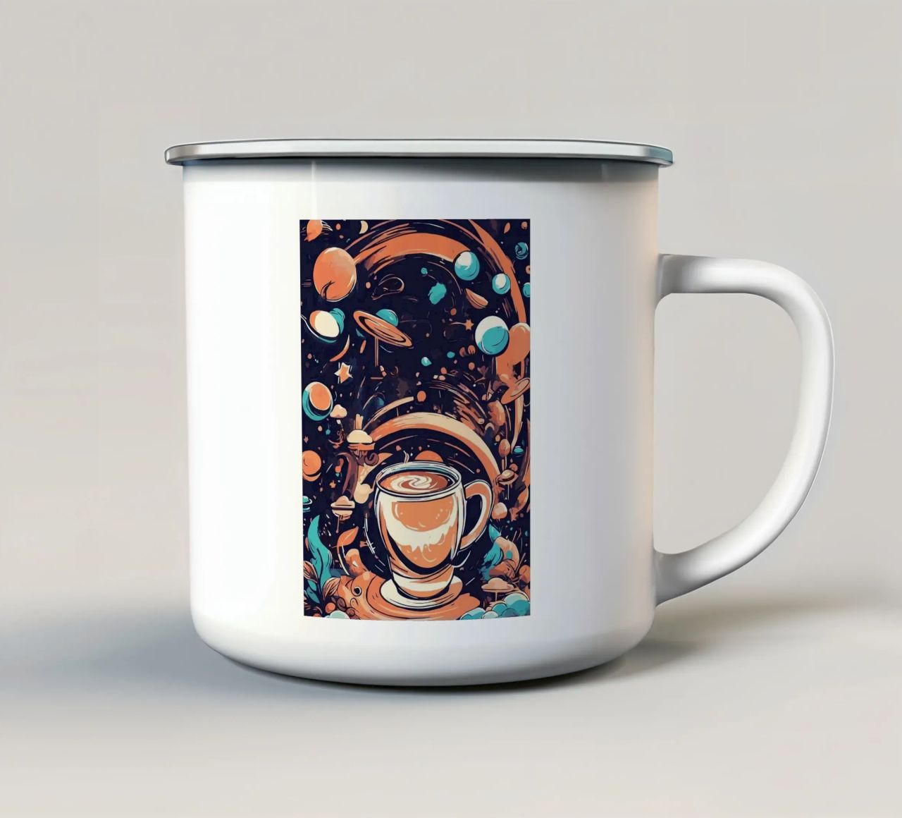 tazza da caffè tazza in smalto da Kevin Walters