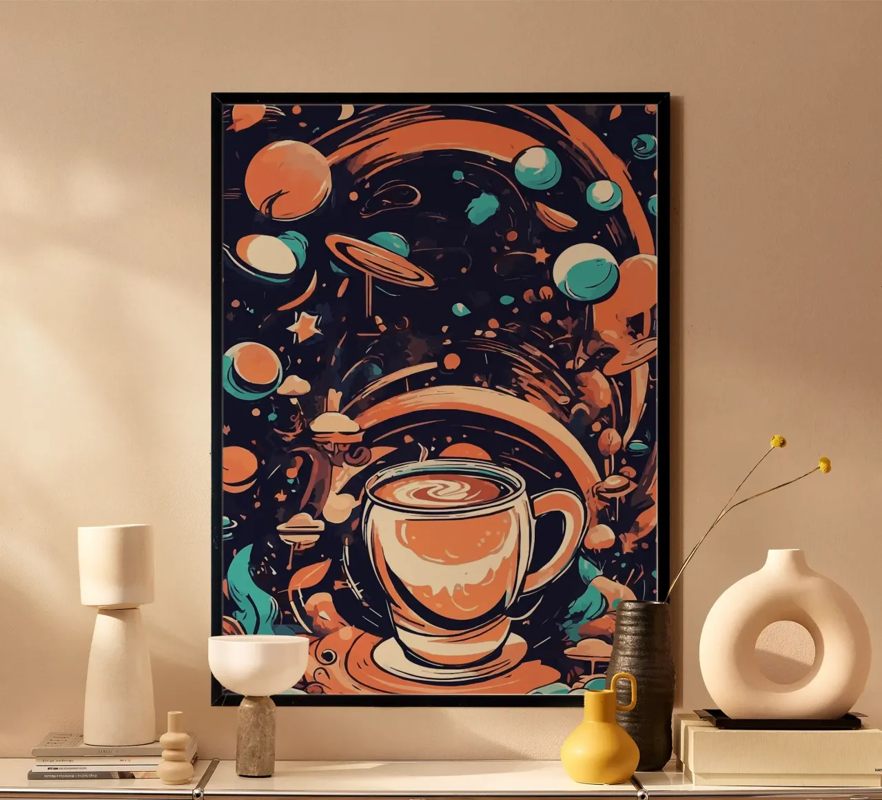 tazza da caffè poster con telaio in plastica da Kevin Walters