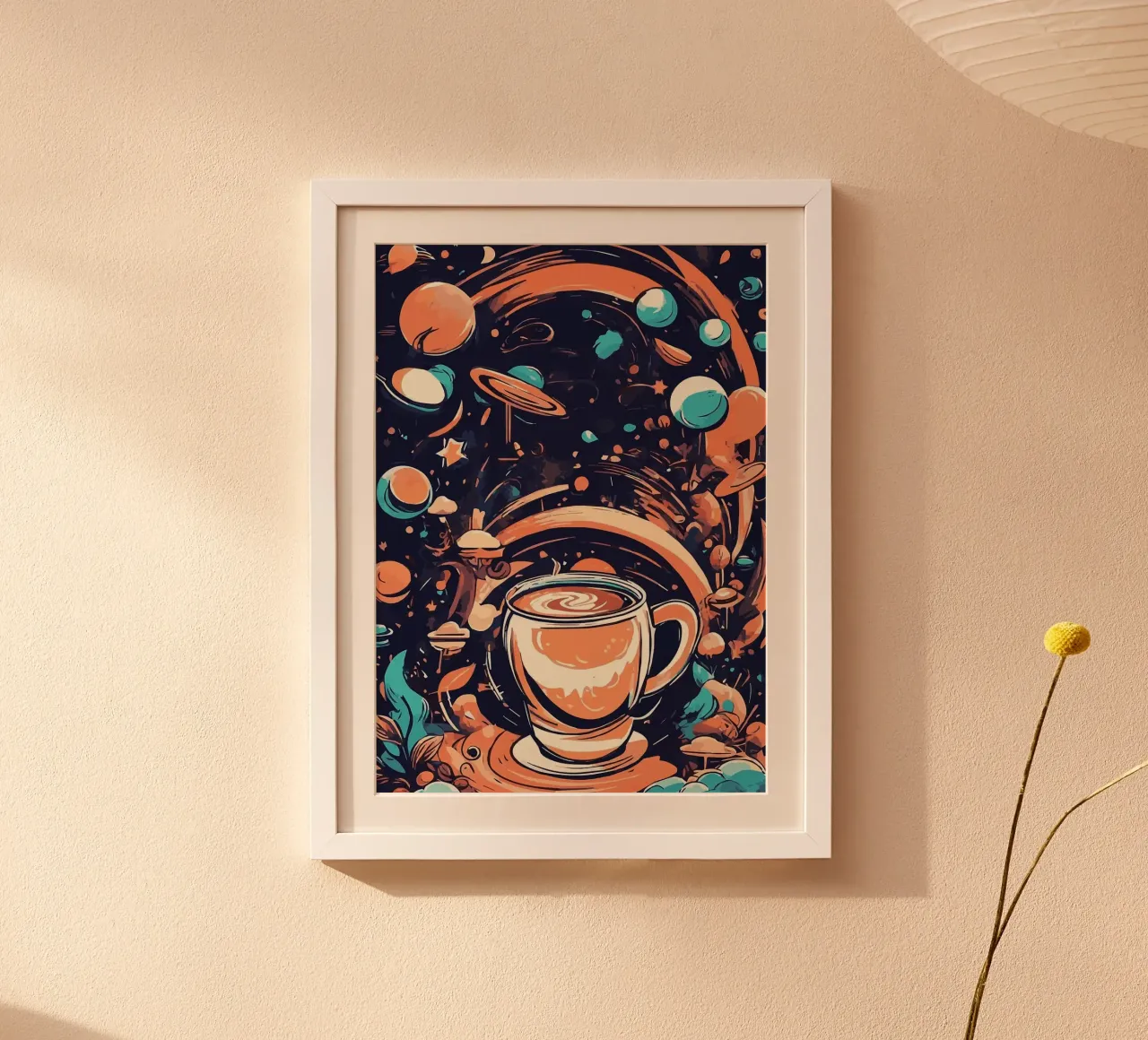 tazza da caffè poster con telaio in plastica da Kevin Walters