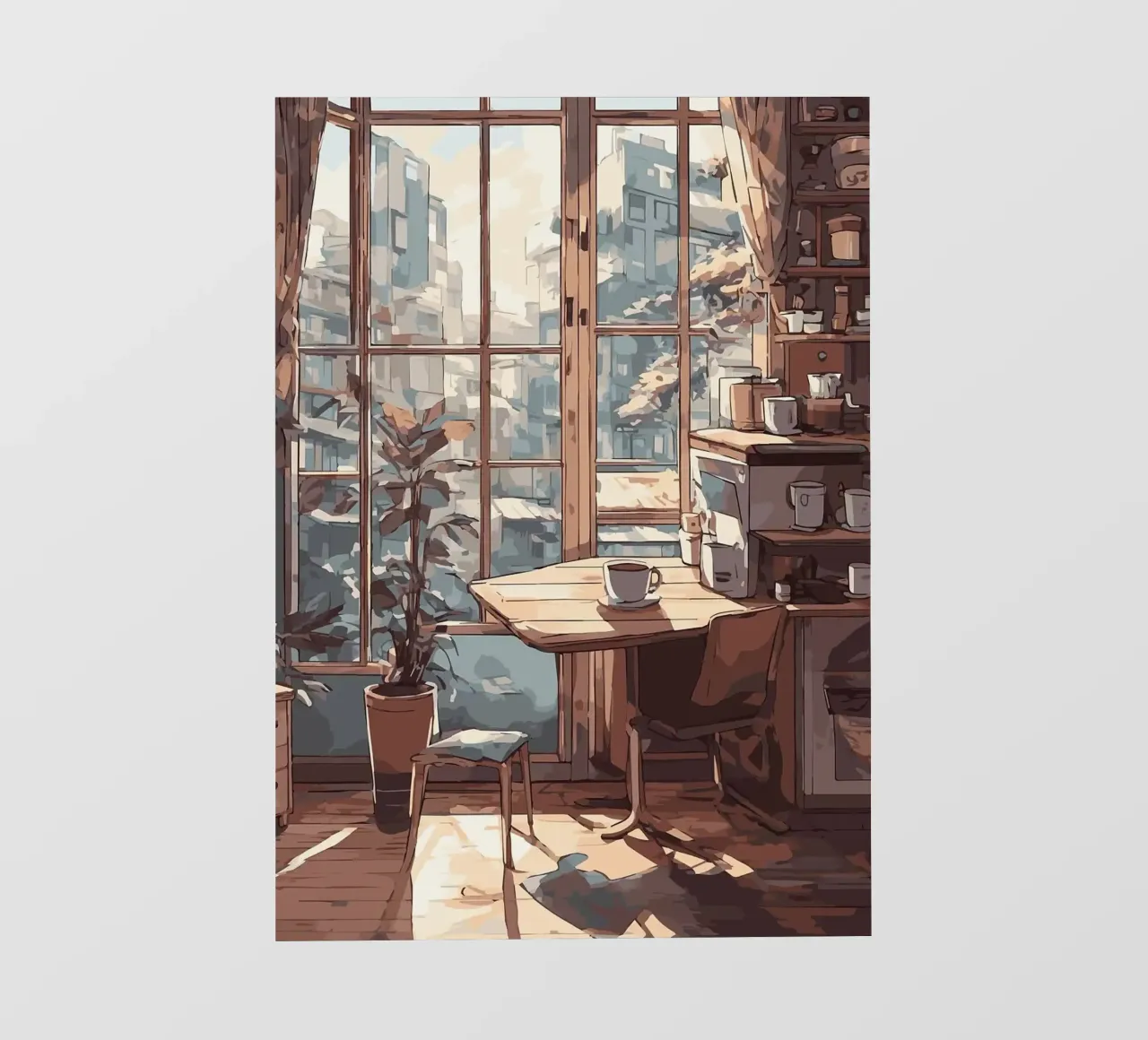 tazza da caffè telo in pvc da Kevin Walters