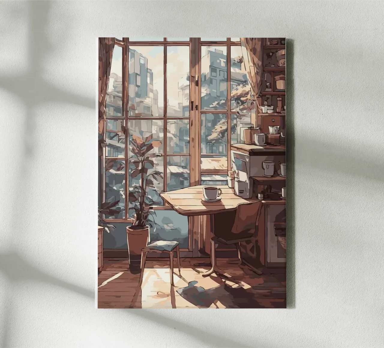 tazza da caffè tela con Cornice a cassetta da Kevin Walters