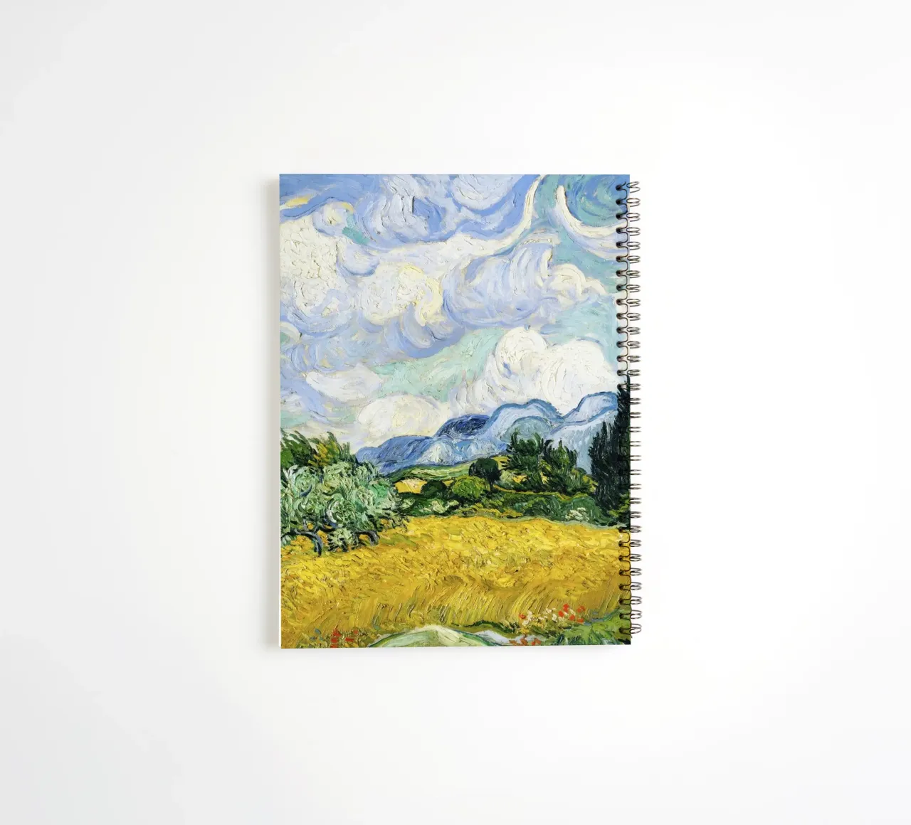 Vincent van Gogh’s “Wheat Field with Cypresses” (1889) spiral notebook by Venus Art