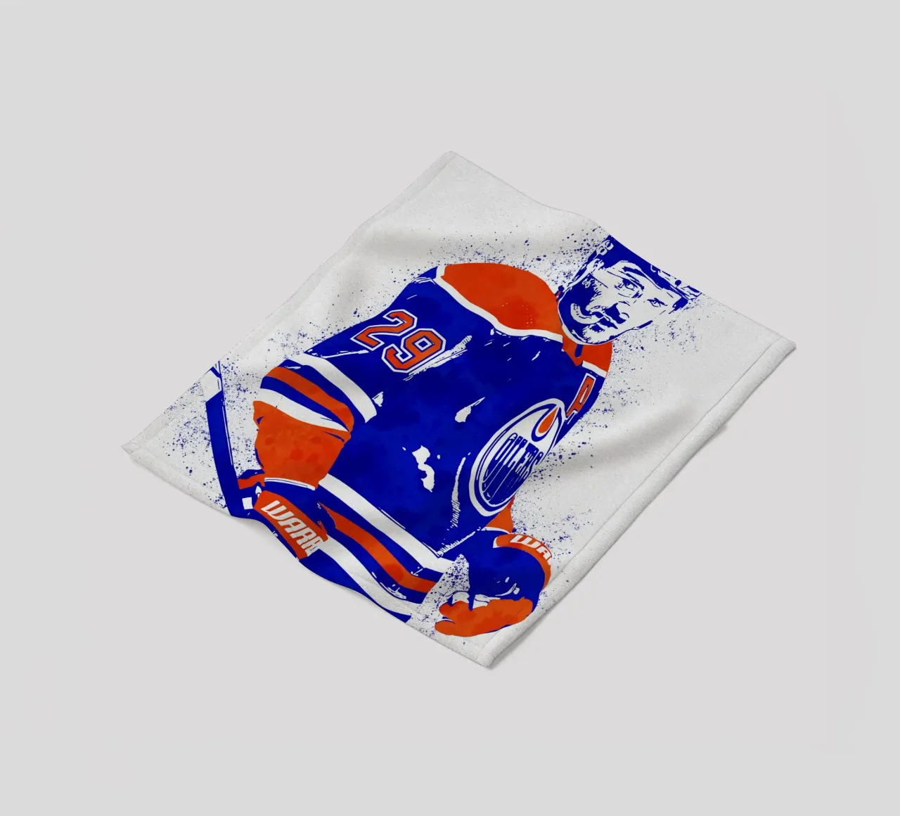 Leon Draisaitl coperta in pile da tenten