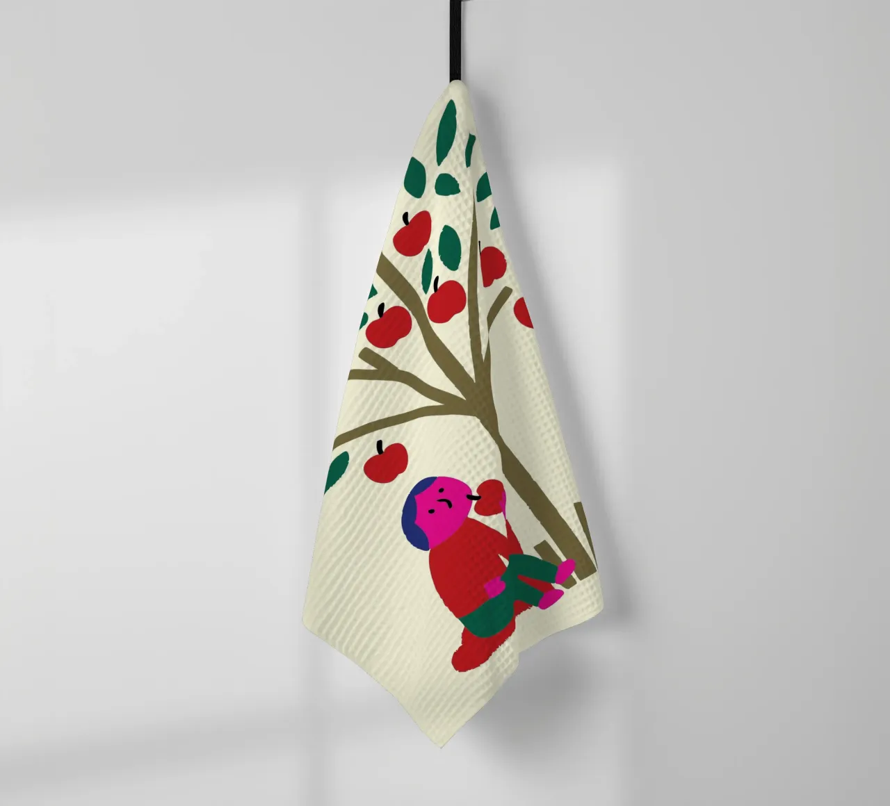 Manger une pomme torchon de TRENDY POSTER SHOP