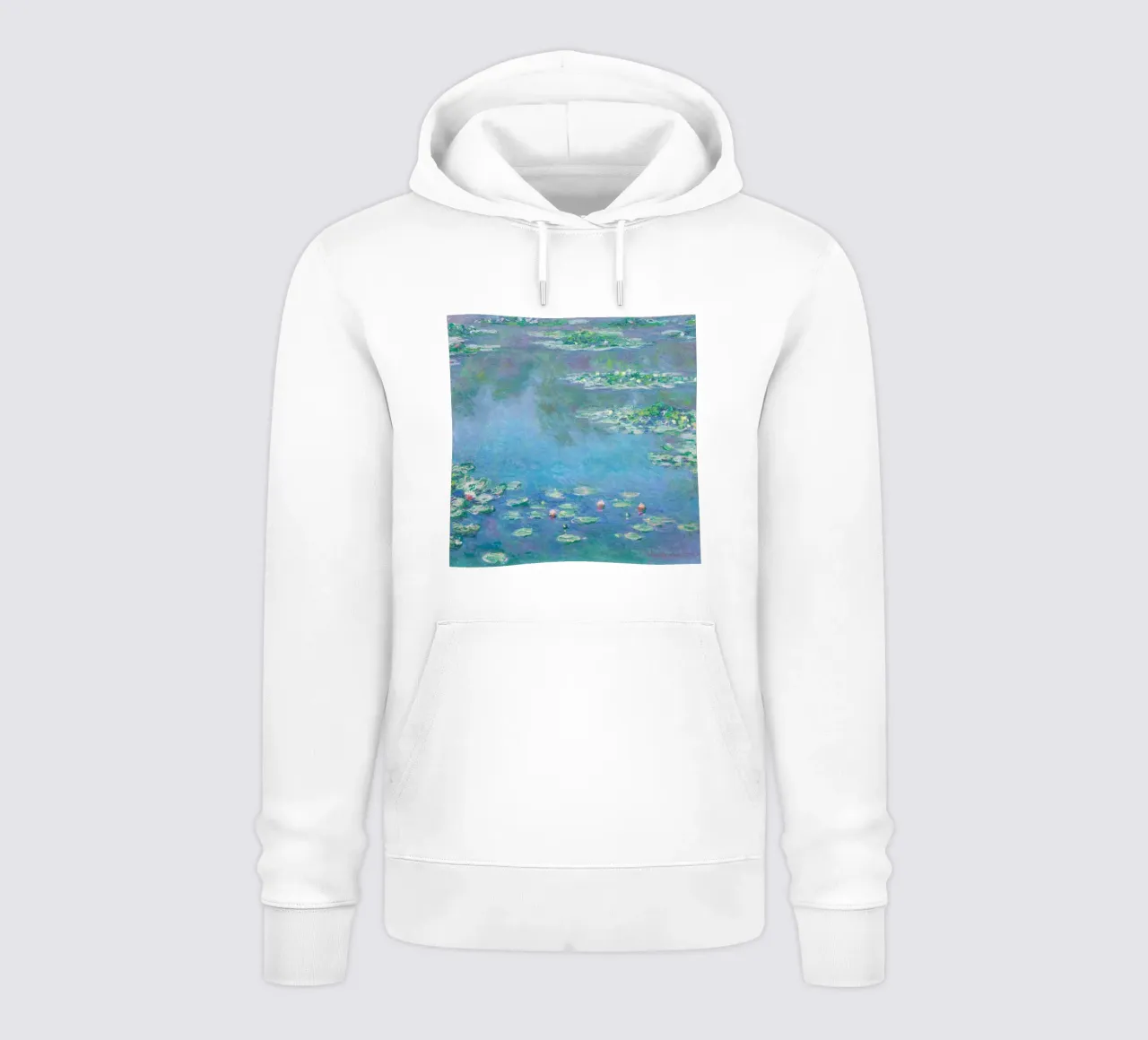 Le "Ninfee" di Claude Monet felpa con cappuccio da Classic Art Prints