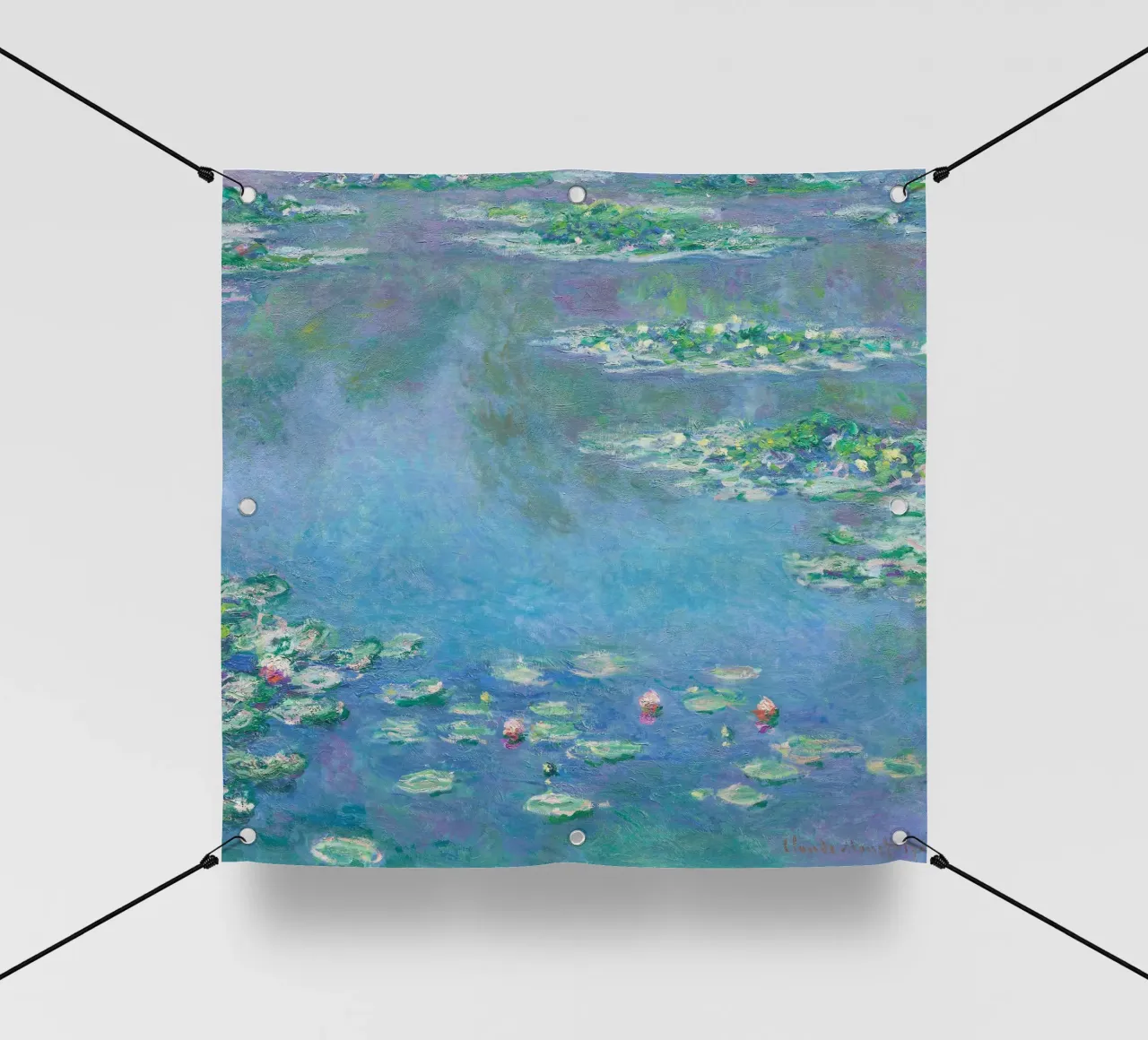 Le "Ninfee" di Claude Monet telo in pvc da Classic Art Prints