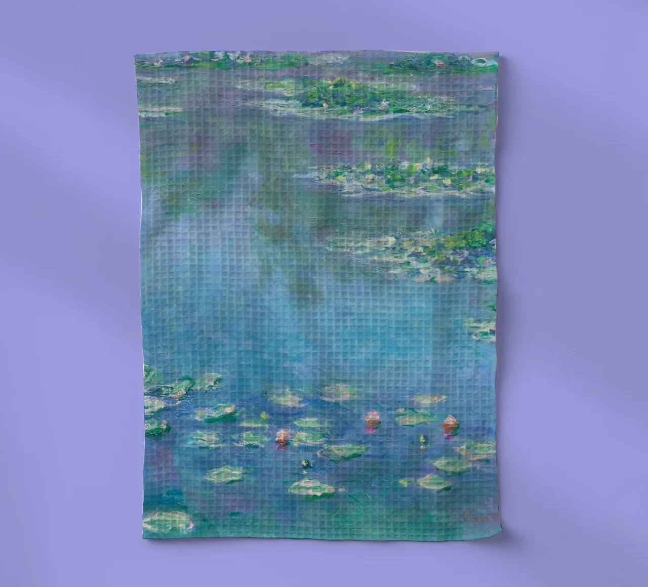 Le "Ninfee" di Claude Monet canovaccio da cucina da Classic Art Prints