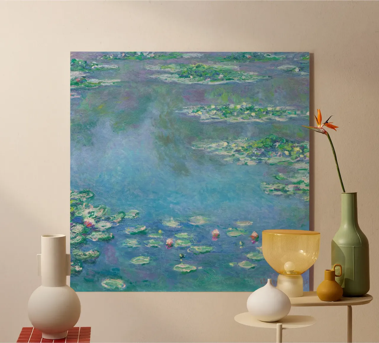 Le "Ninfee" di Claude Monet plexiglass da Classic Art Prints
