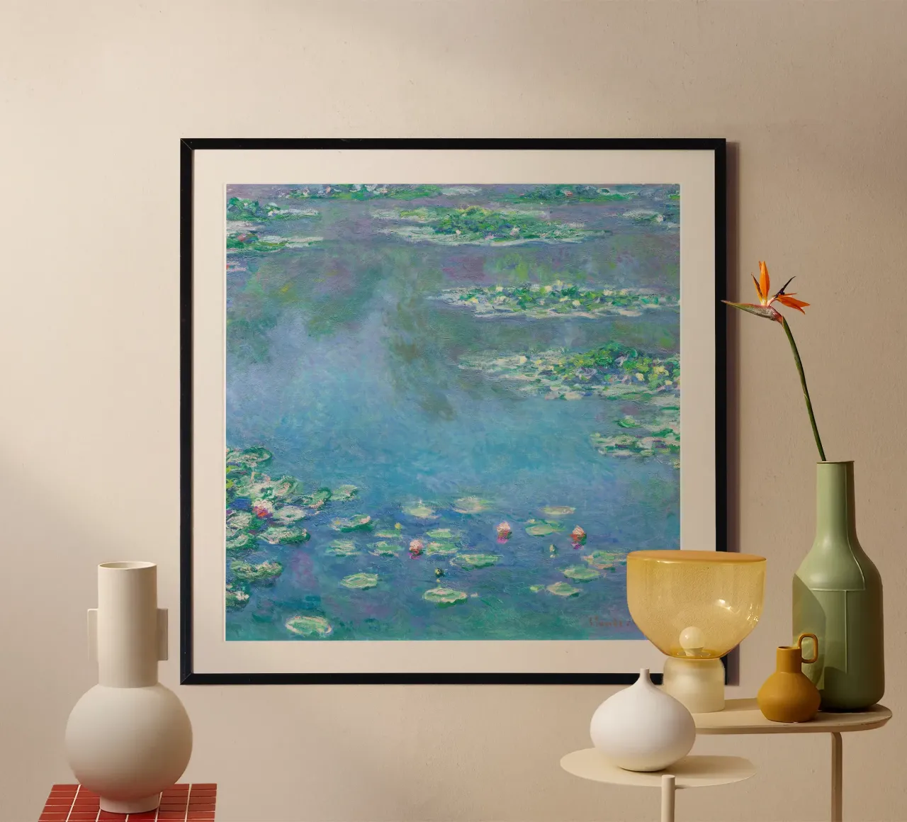 Le "Ninfee" di Claude Monet carta hahnemühle da Classic Art Prints