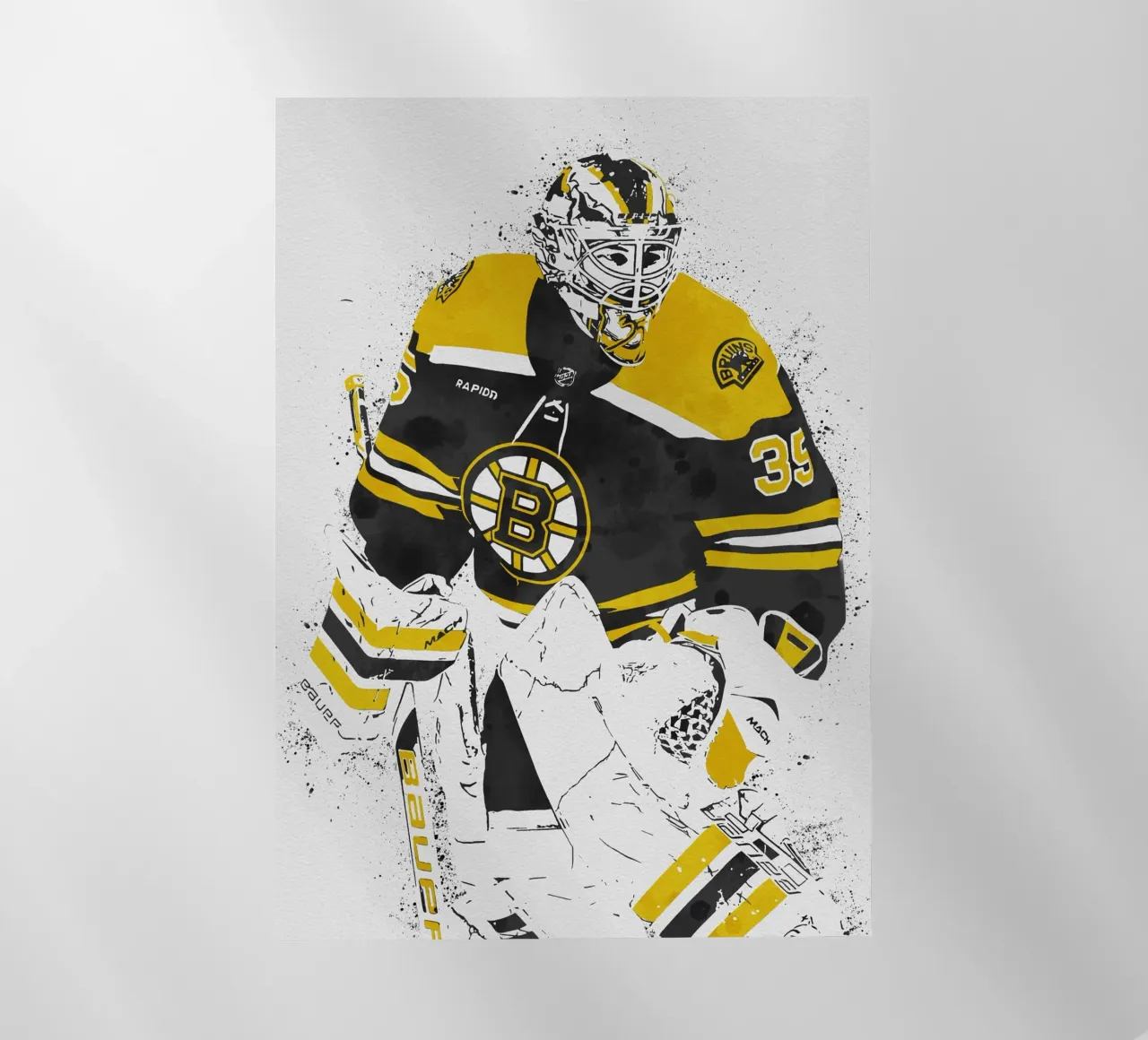 Linus Ullmark pellicola backlit da tenten