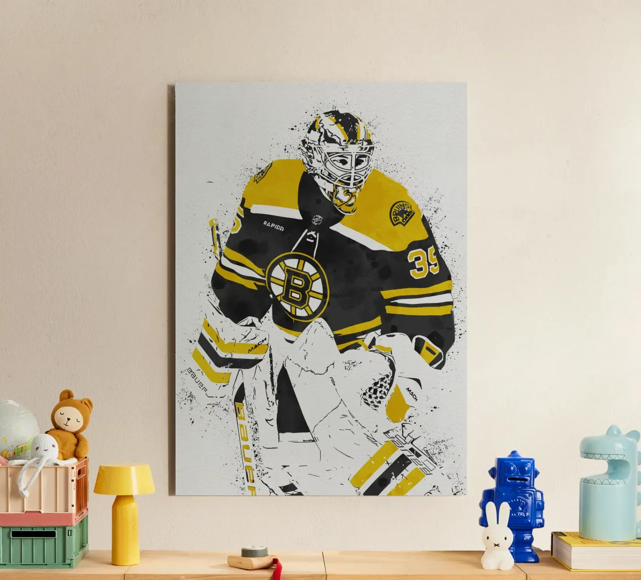 Linus Ullmark alluminio dibond da tenten