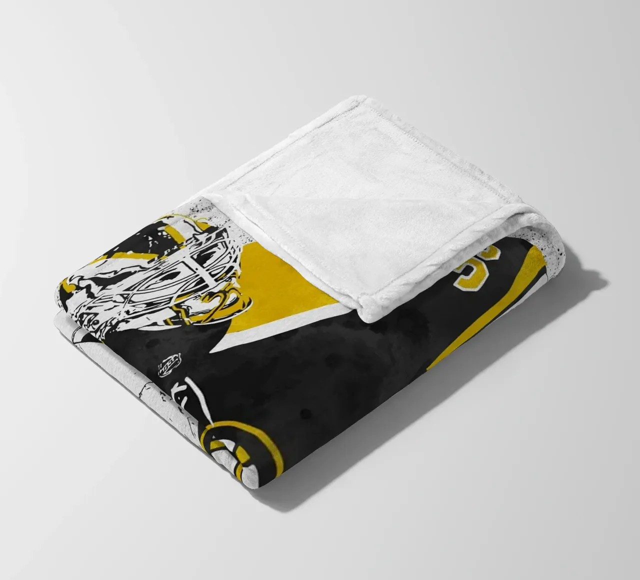 Linus Ullmark coperta in pile da tenten