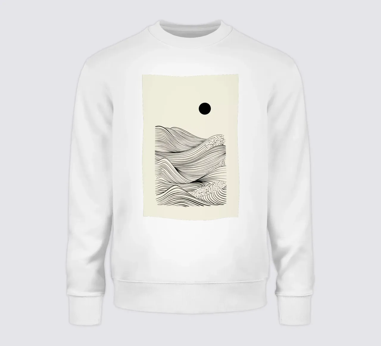 Speckled Waves felpa da Graphite