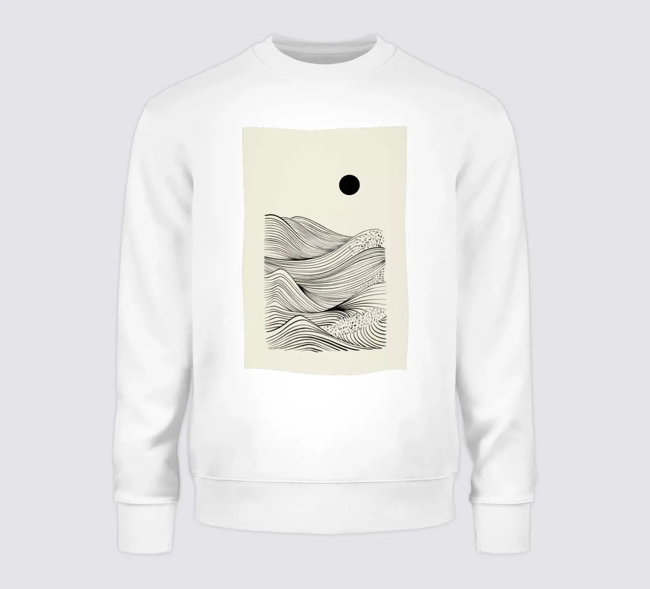 Speckled Waves felpa da Graphite